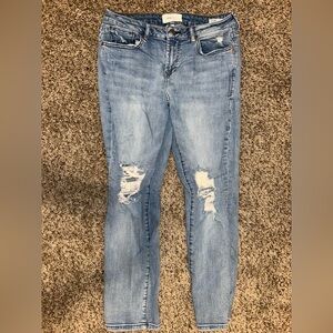 Dear John Light Blue Distressed Boyfriend Jeans